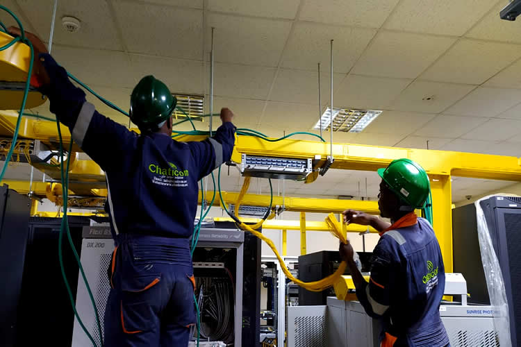 Optical Fiber Transmission Infrastructure Installation